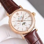 Patek Philippe Complications 42mm 324 Movement Silver/Rose Gold Case Watch